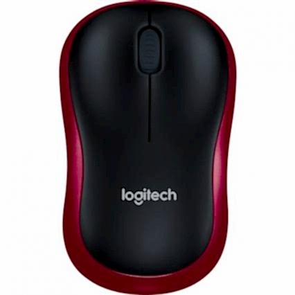 Logitech M185 Kablosuz Mouse-Kırmızı